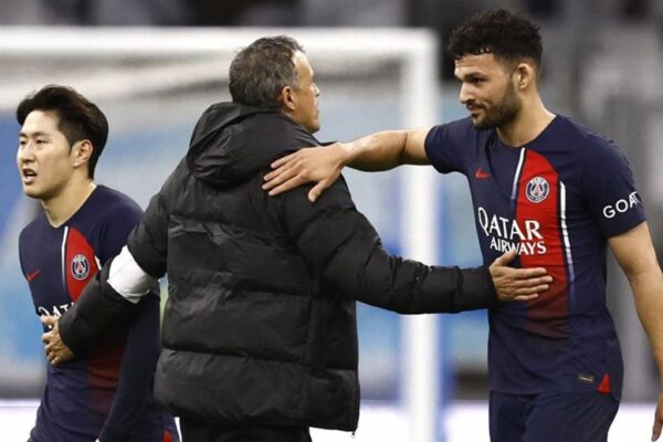 Luis Enrique e Gonçalo Ramos