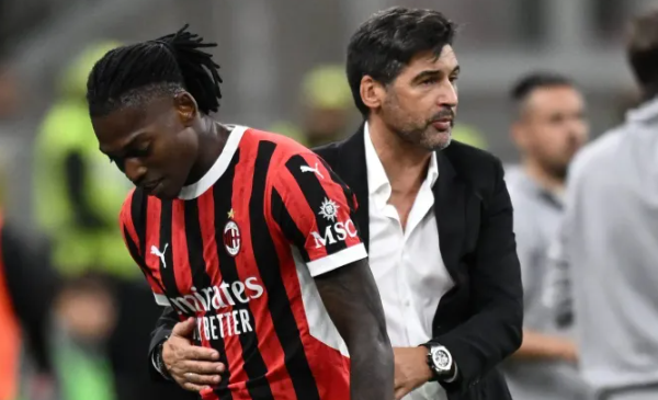 Rafael Leão e Paulo Fonseca