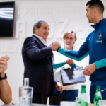 Fernando Gomes e Cristiano Ronaldo