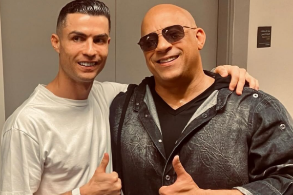 Cristiano Ronaldo e Vin Diesel