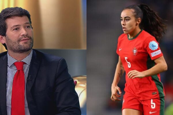 André Ventura e Joana Marchão